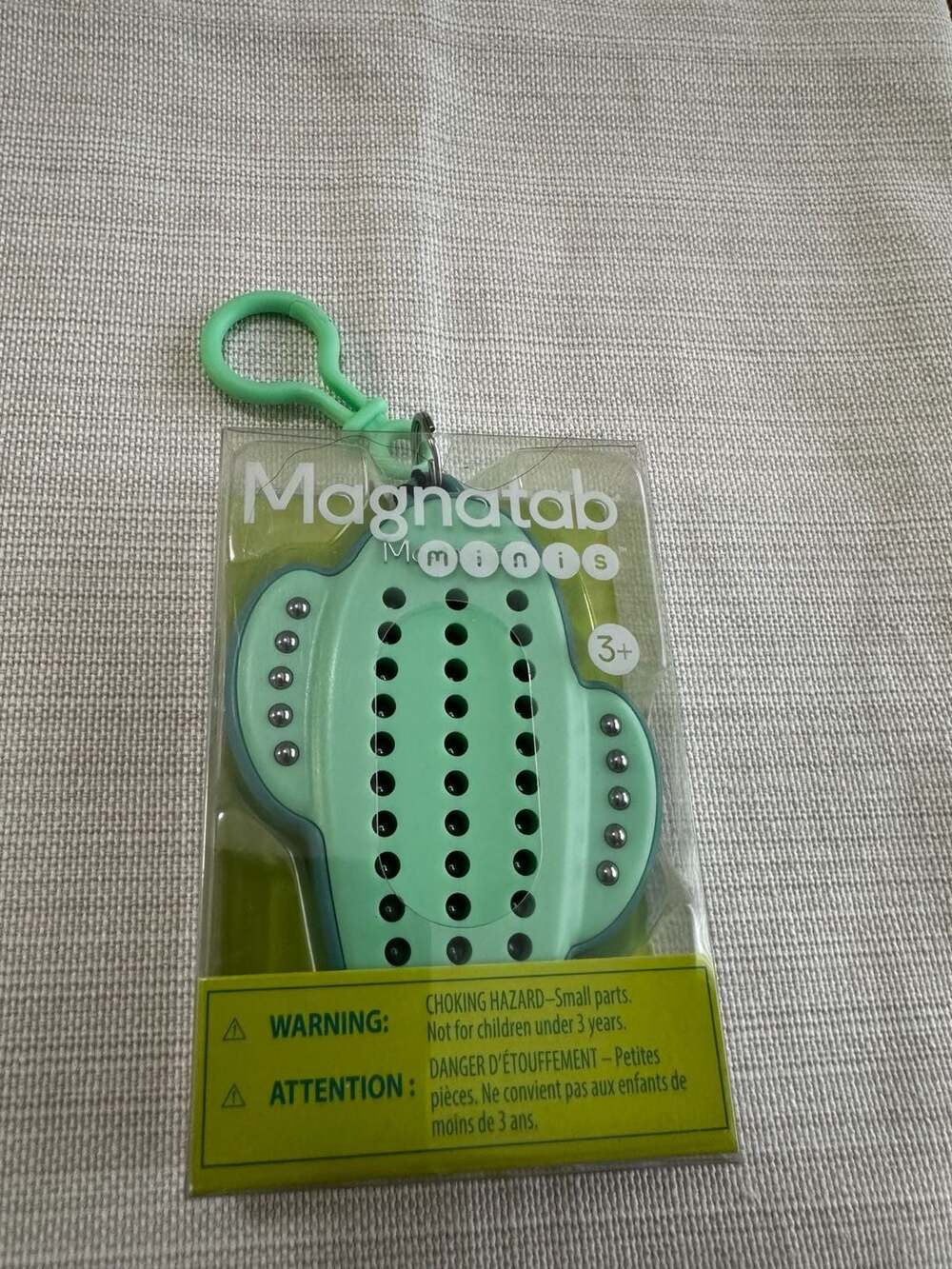 PlayMonster Magnatab Minis Cactus Magnetic Fidget Keychain